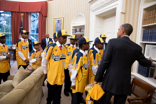 “This is how you make history.” Nov. 6, 2014White House Photo by Pete Souza